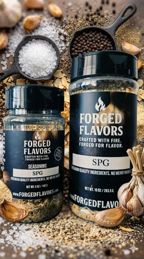 SPG - Salt, Pepper, Garlic.