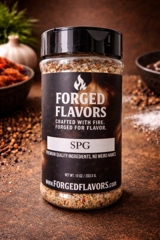 SPG - Salt, Pepper, Garlic.