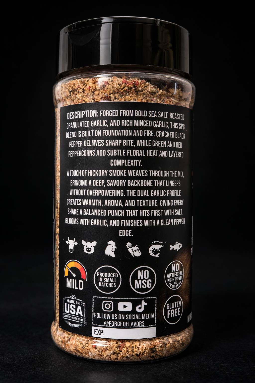 SPG - Salt, Pepper, Garlic.